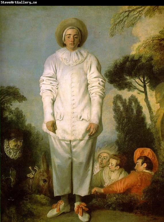 Jean-Antoine Watteau Gilles as Pierrot